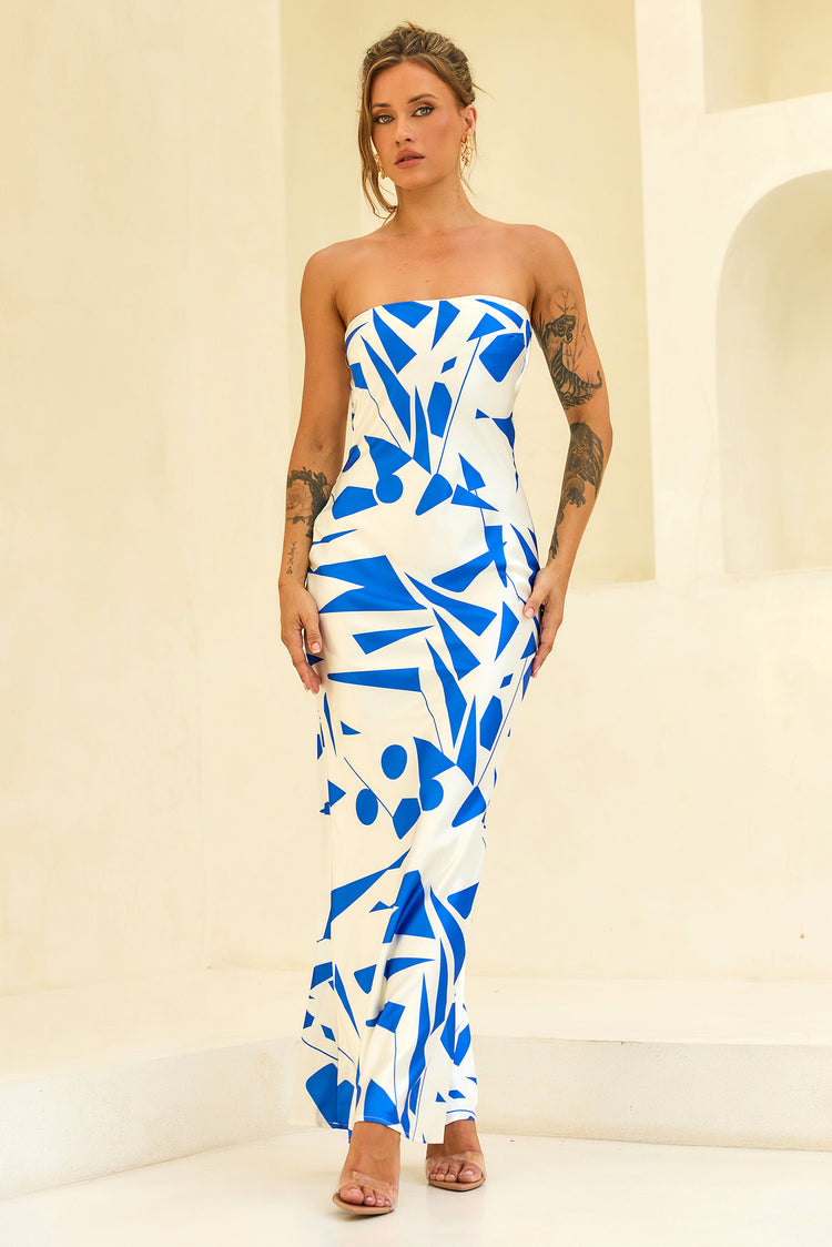 Dawn Maxi Dress - Blue for women
