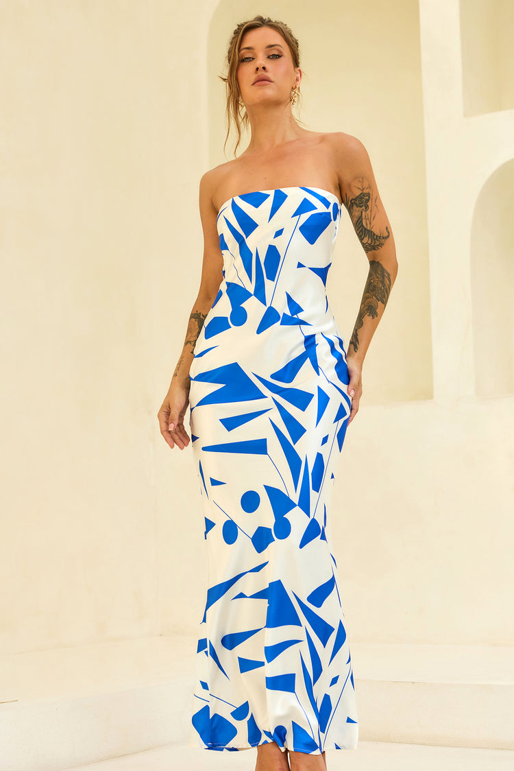 Dawn Maxi Dress - Blue for women
