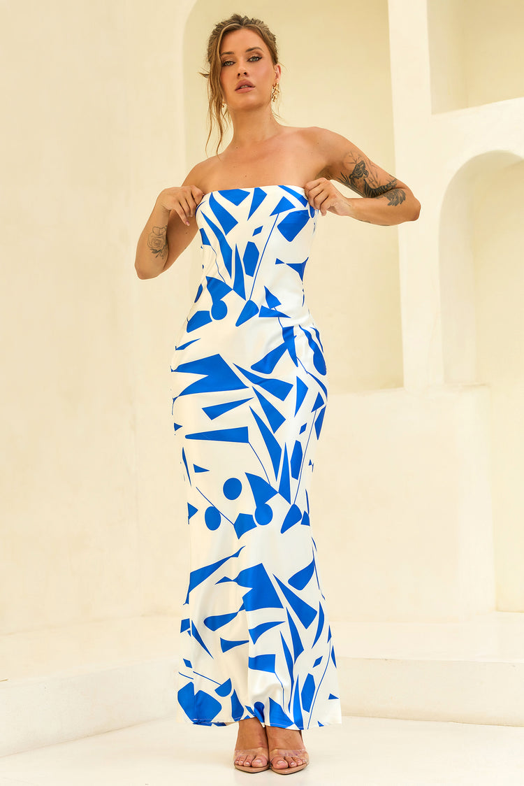Dawn Maxi Dress - Blue for women