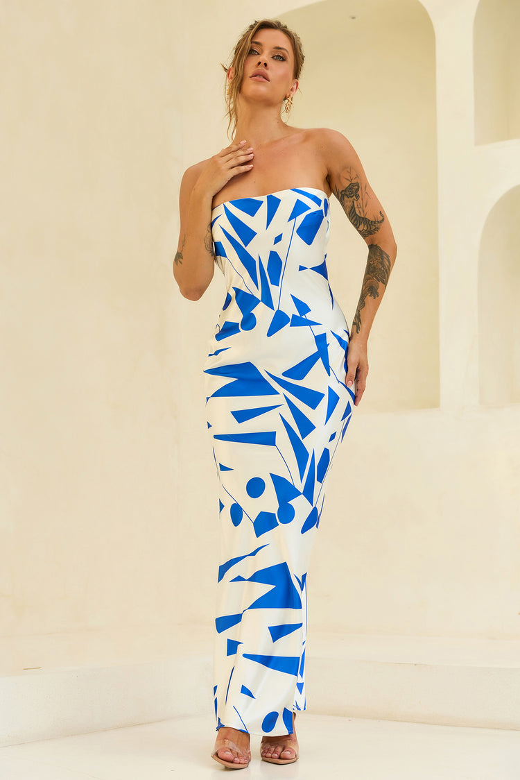 Dawn Maxi Dress - Blue for women