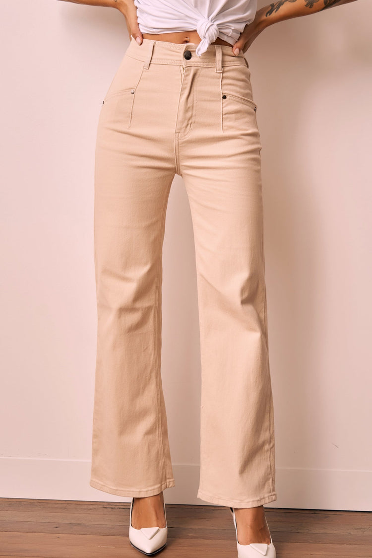 Ebbey Jeans - Beige for women