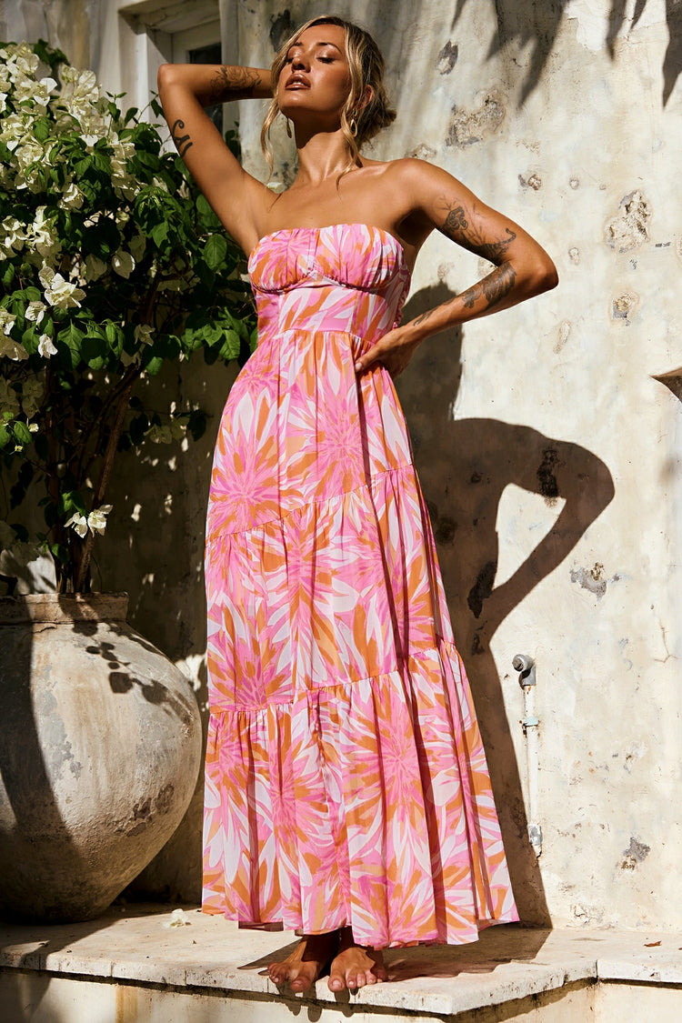 Essential Extreme Maxi Dress - Pink for women