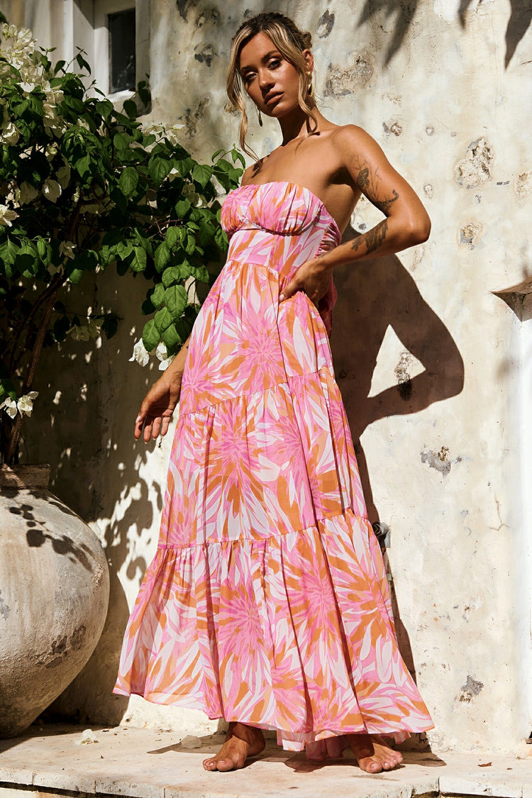 Essential Extreme Maxi Dress - Pink for women