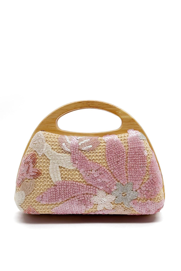 Etta Clutch Bag - Pink Multi for women