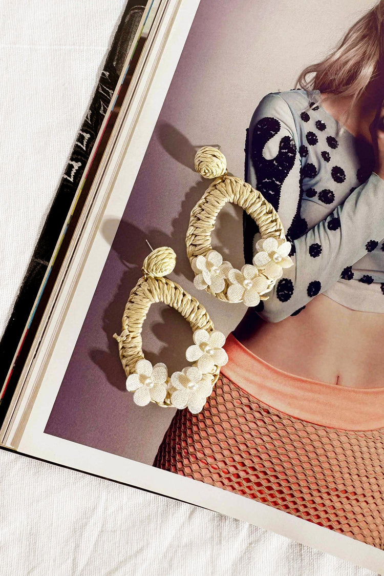 For The Win Earrings - Cream for women