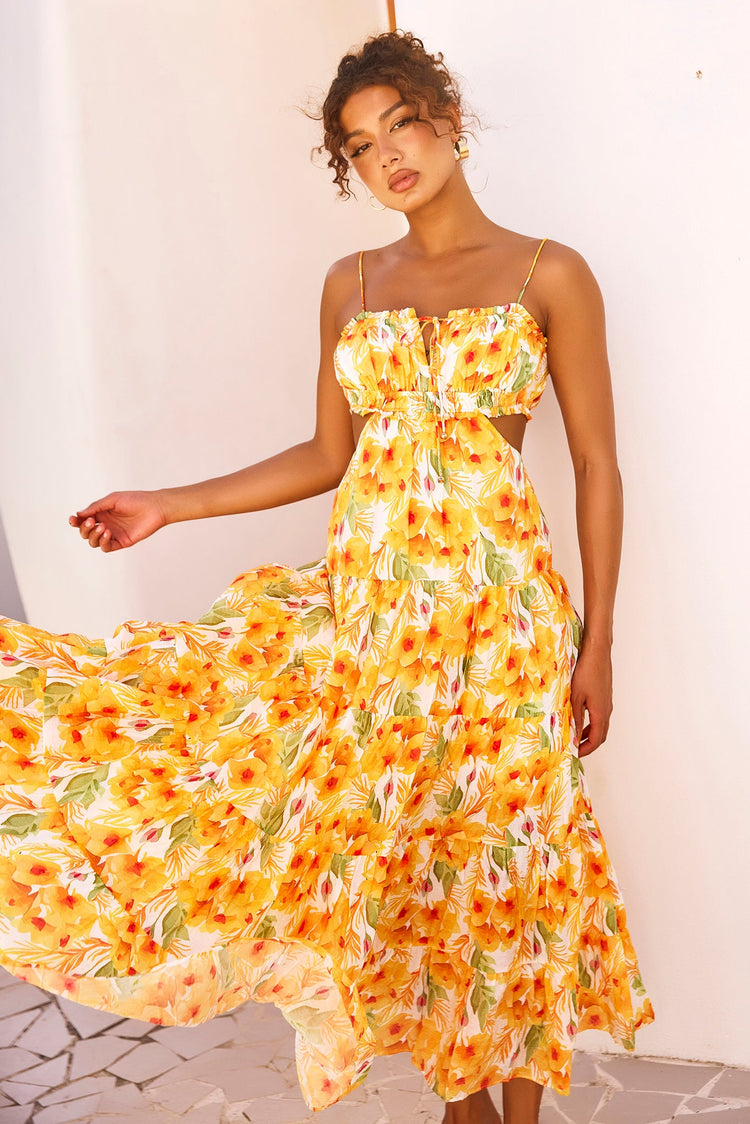 Forever Yours Maxi Dress - Yellow for women