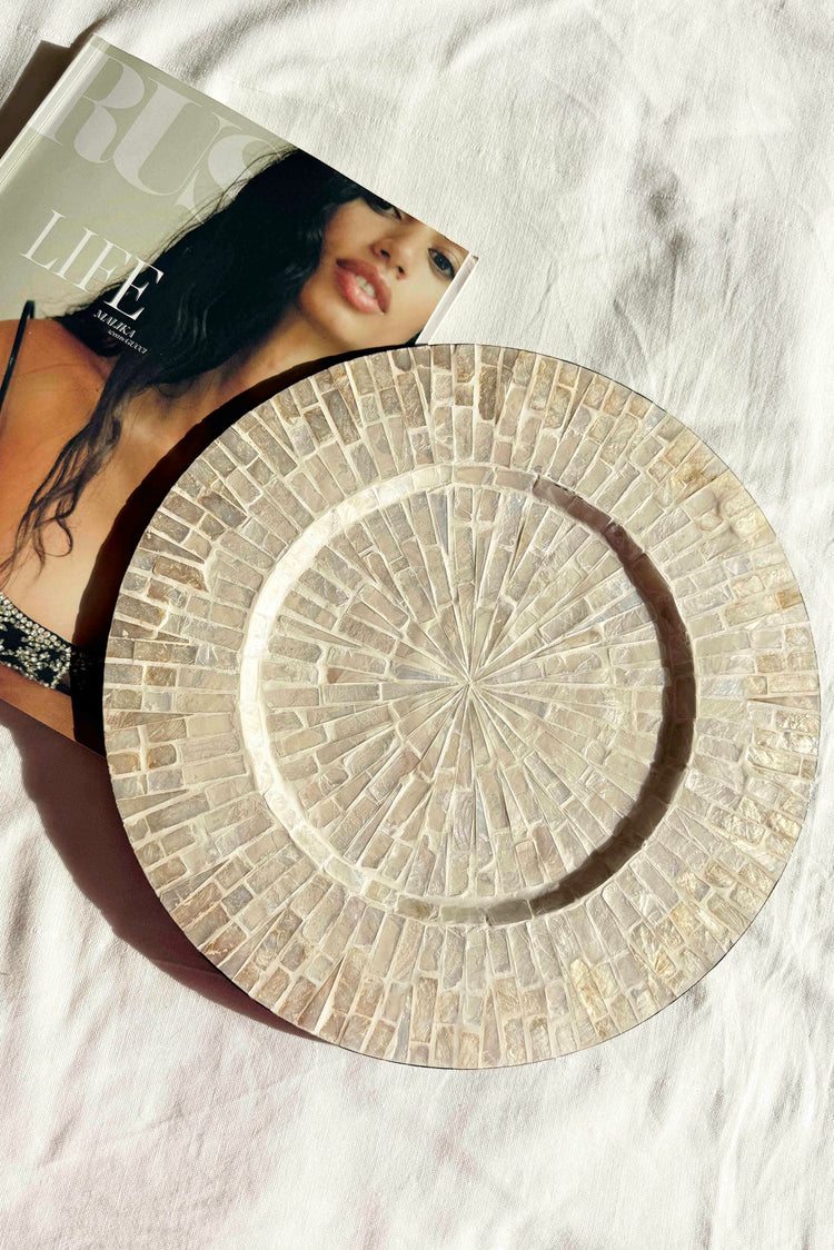 Free Jona Decorative Plate - White for women