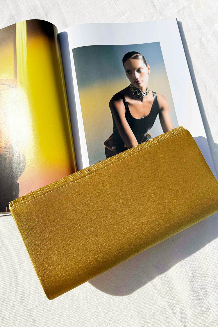 Full Moon Clutch Bag - Gold for women