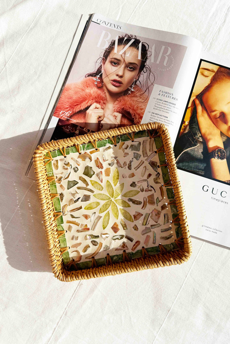 Garden Pretty Tray Set - Olive for women