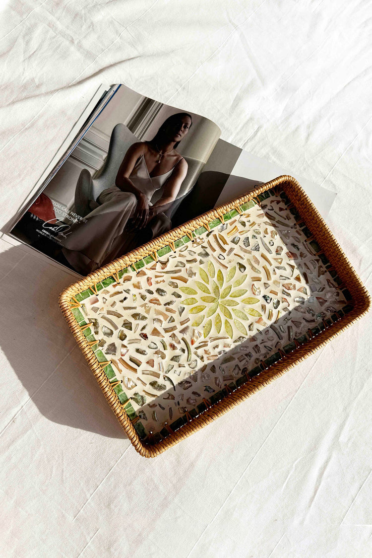 Garden Pretty Tray Set - Olive for women