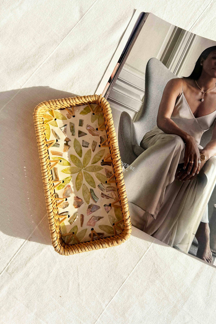 Garden Pretty Tray Set - Olive for women