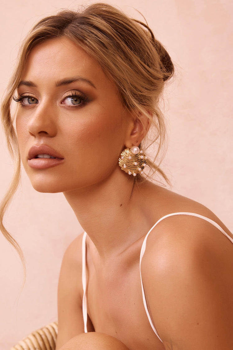 Hello Gorgeous Earrings - Gold for women