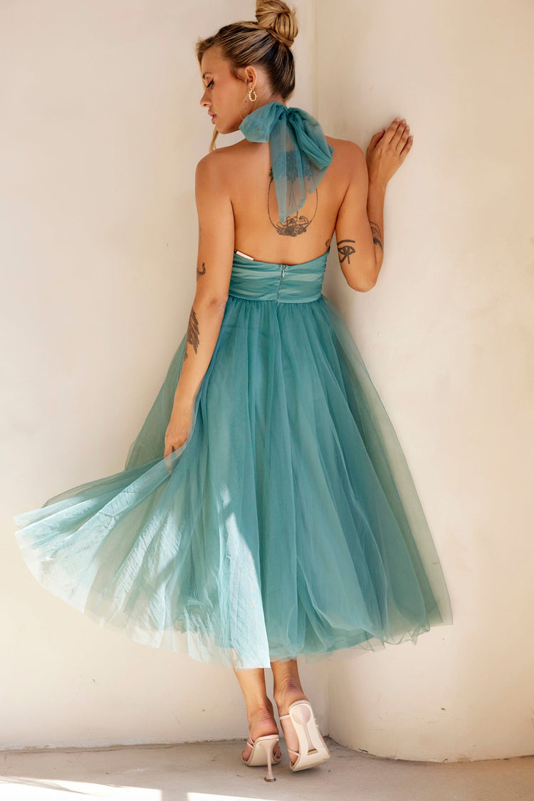 Her Statement Midi Dress - Sage for women