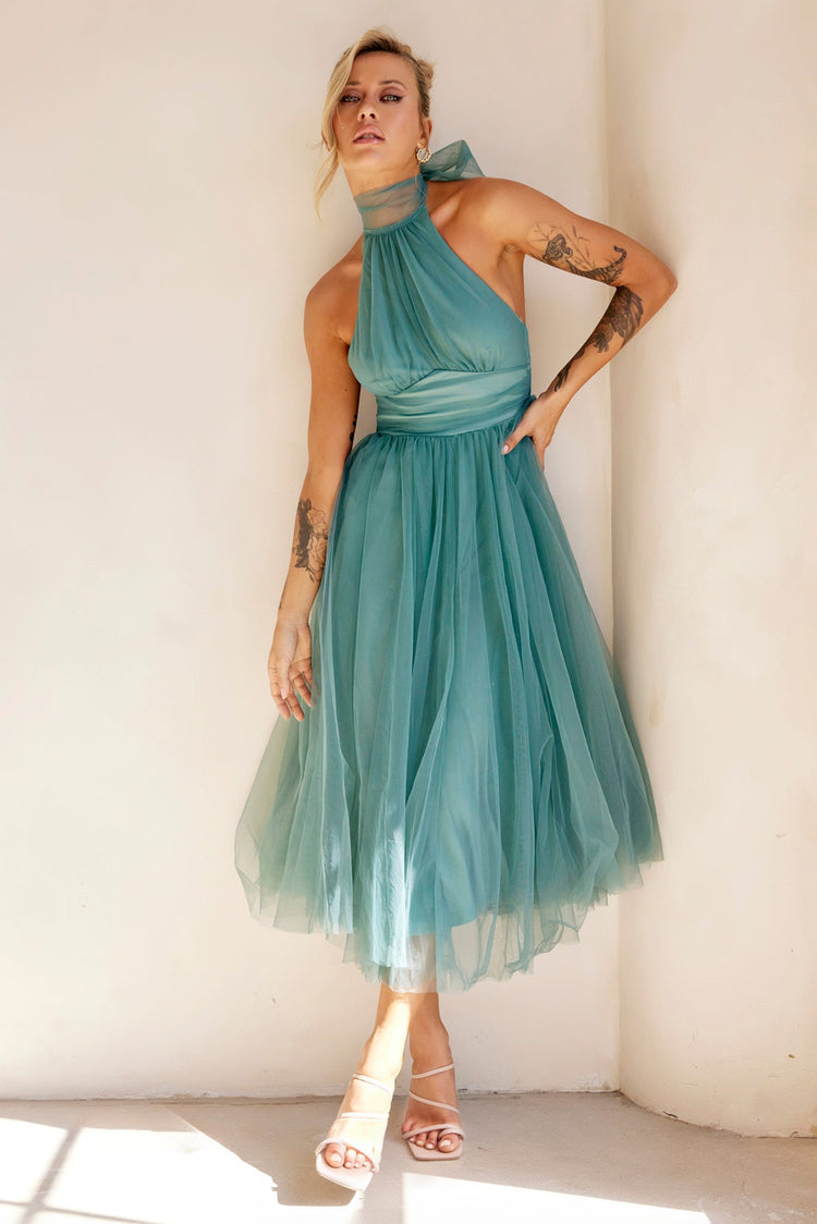 Her Statement Midi Dress - Sage for women