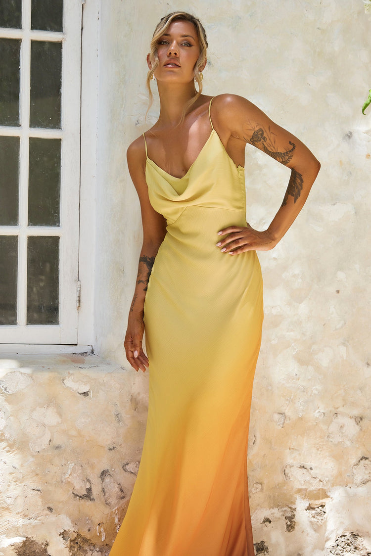 Hutch The Ridge Maxi Dress - Sunset Multi for women