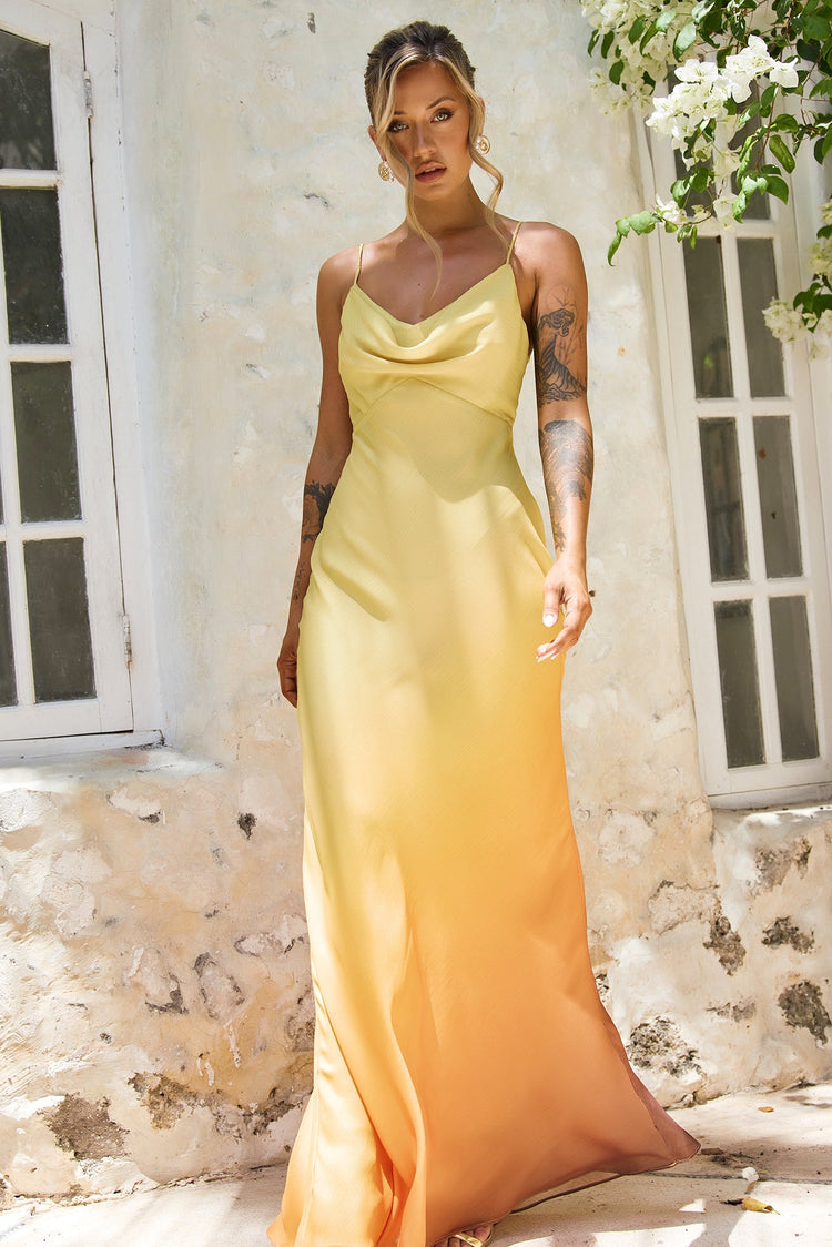 Hutch The Ridge Maxi Dress - Sunset Multi for women
