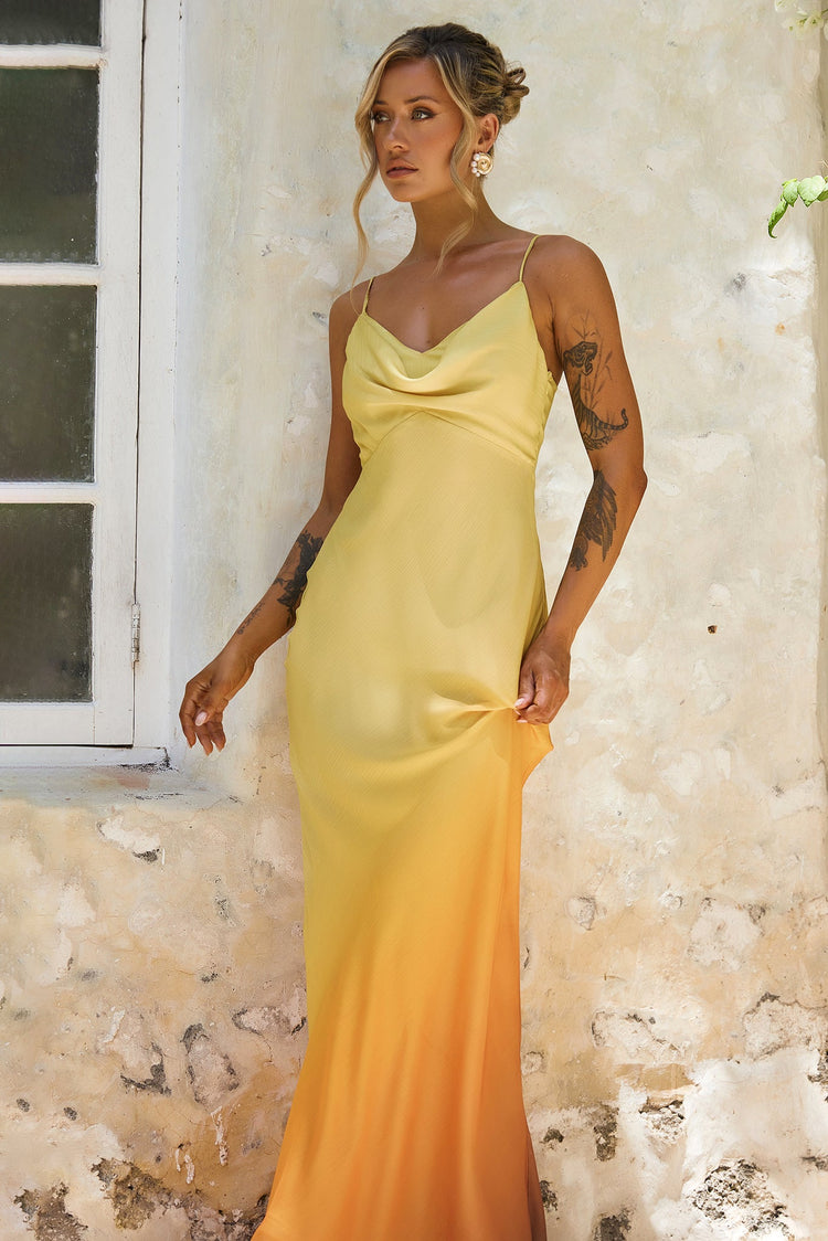 Hutch The Ridge Maxi Dress - Sunset Multi for women