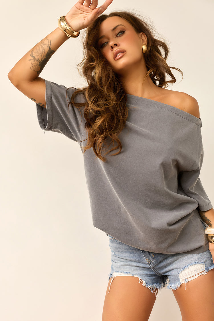 In Your Heart Tee - Grey for women