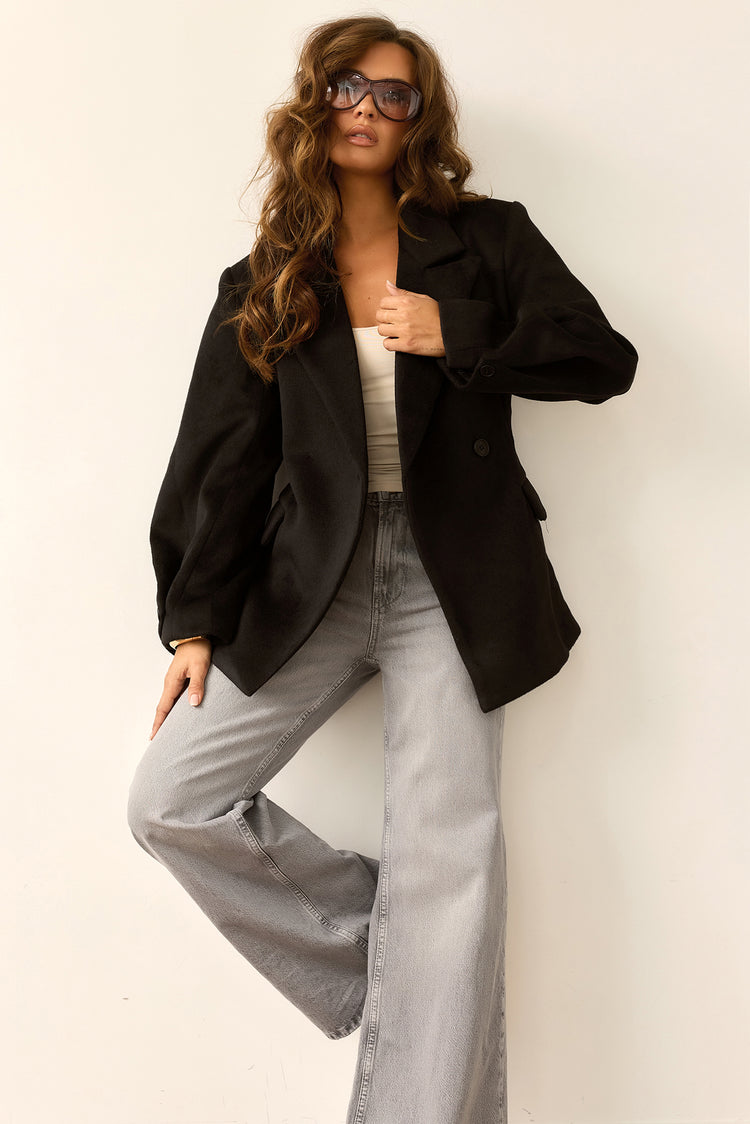 Investment Piece Coat Blazer - Black for women