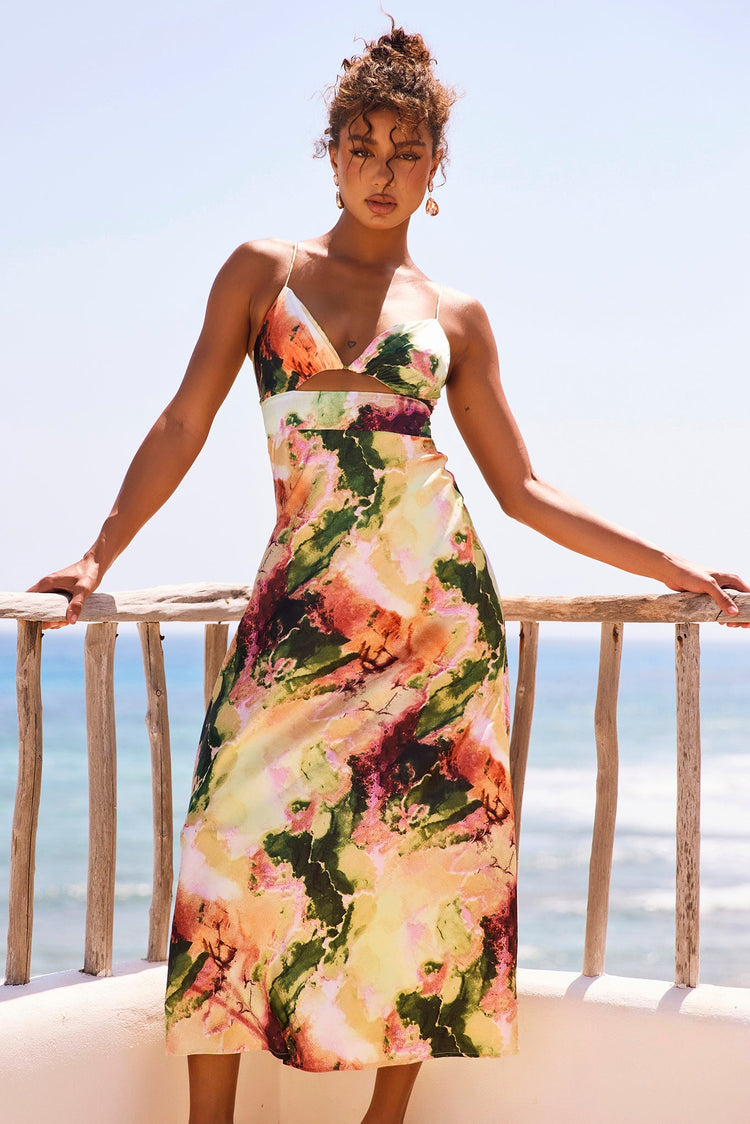 Ivy Midi Dress - Multi for women