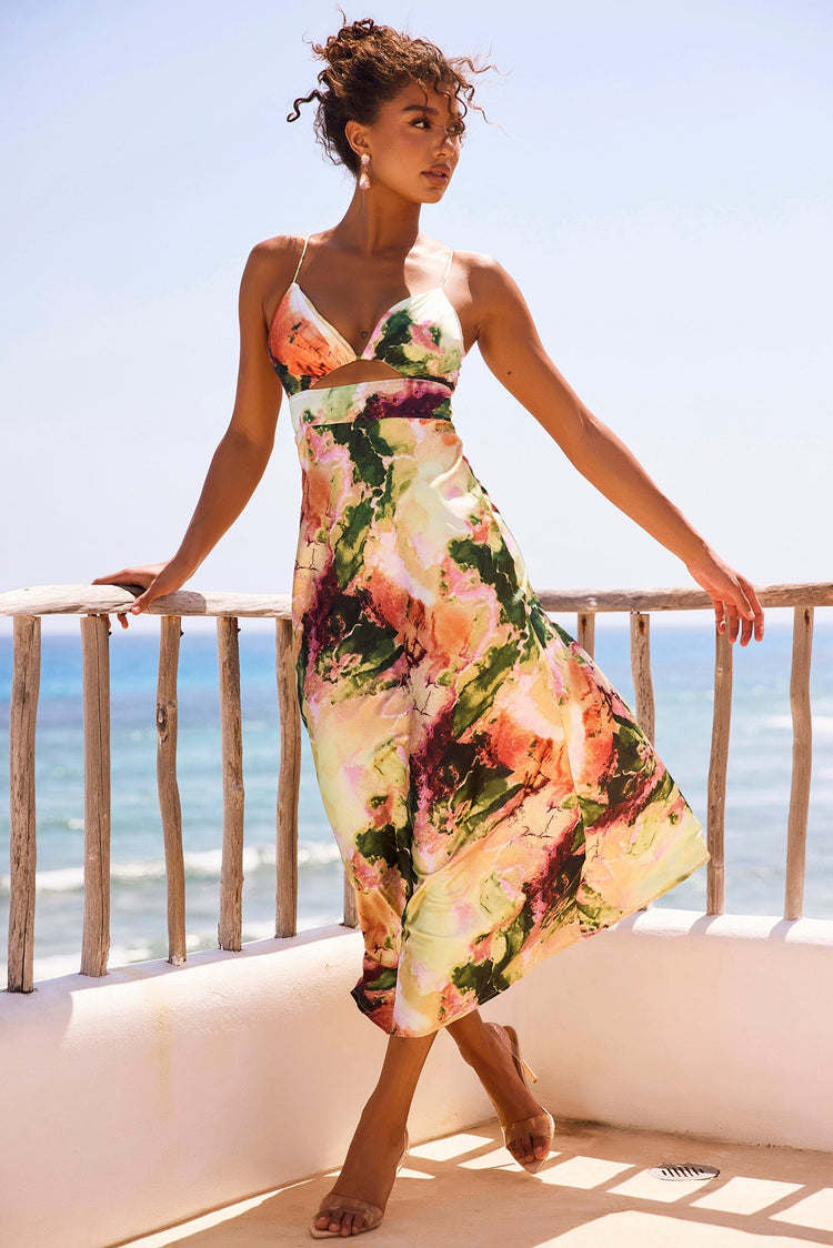 Ivy Midi Dress - Multi for women