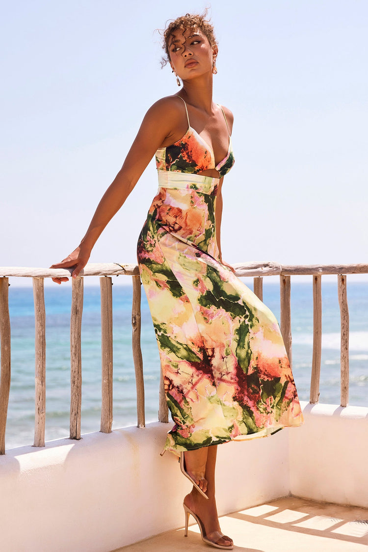 Ivy Midi Dress - Multi for women