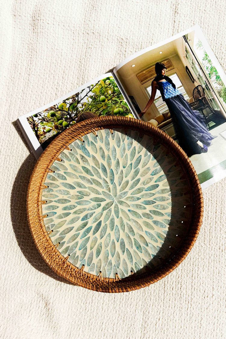 Jade Serenity Tray Set - Aqua for women