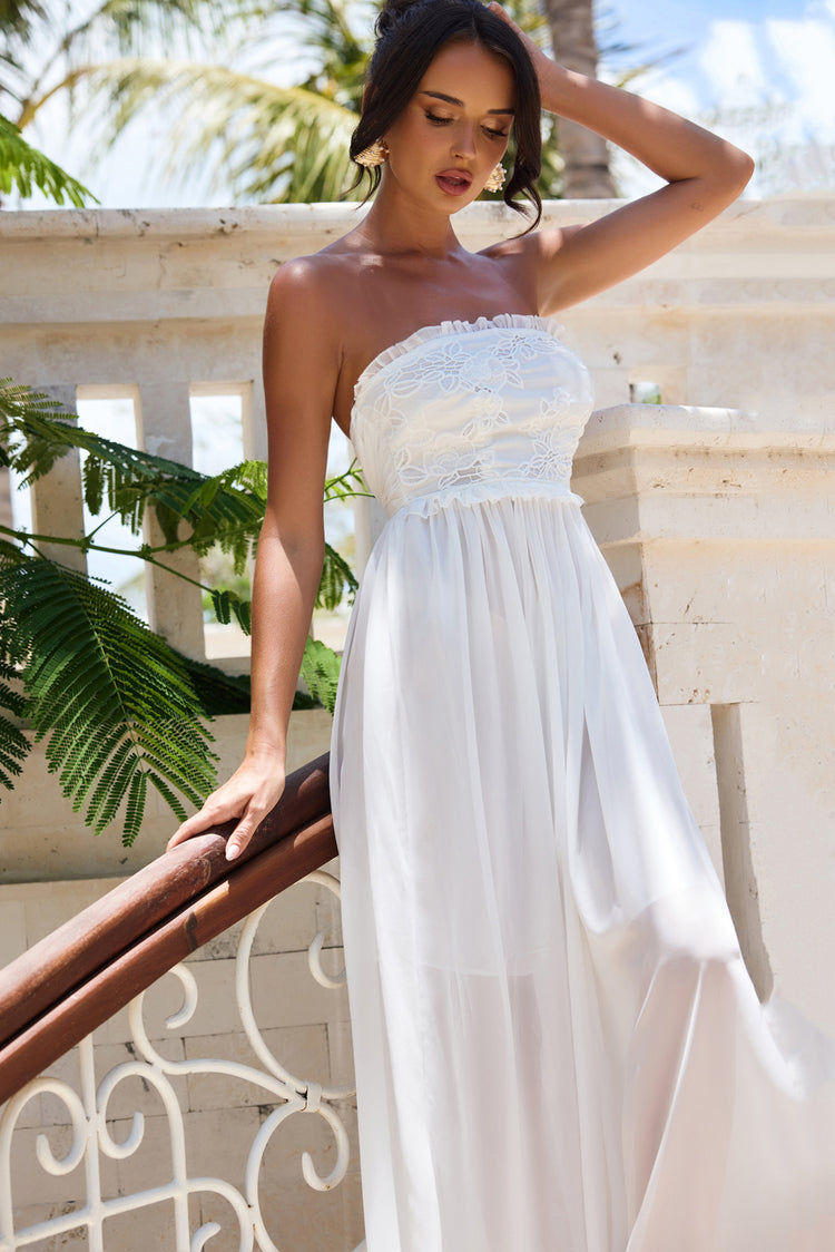 Jules Maxi Dress - White for women