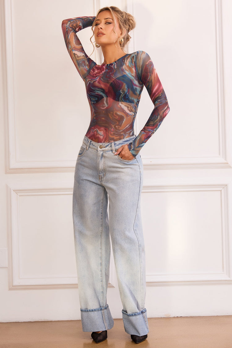 Juniper Bodysuit - Blue Multi for women