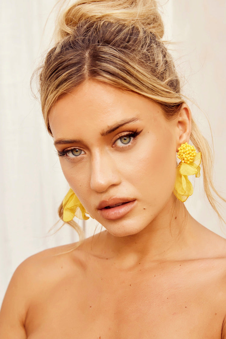 Little Secret Earrings - Yellow for women