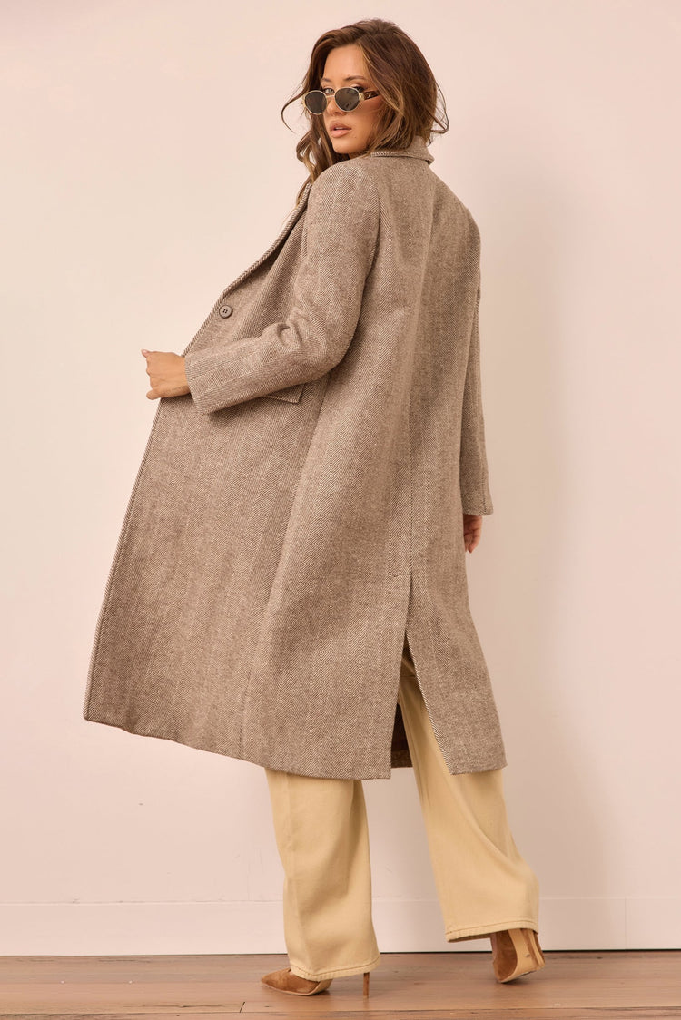Lizzie Coat - Chocolate for women