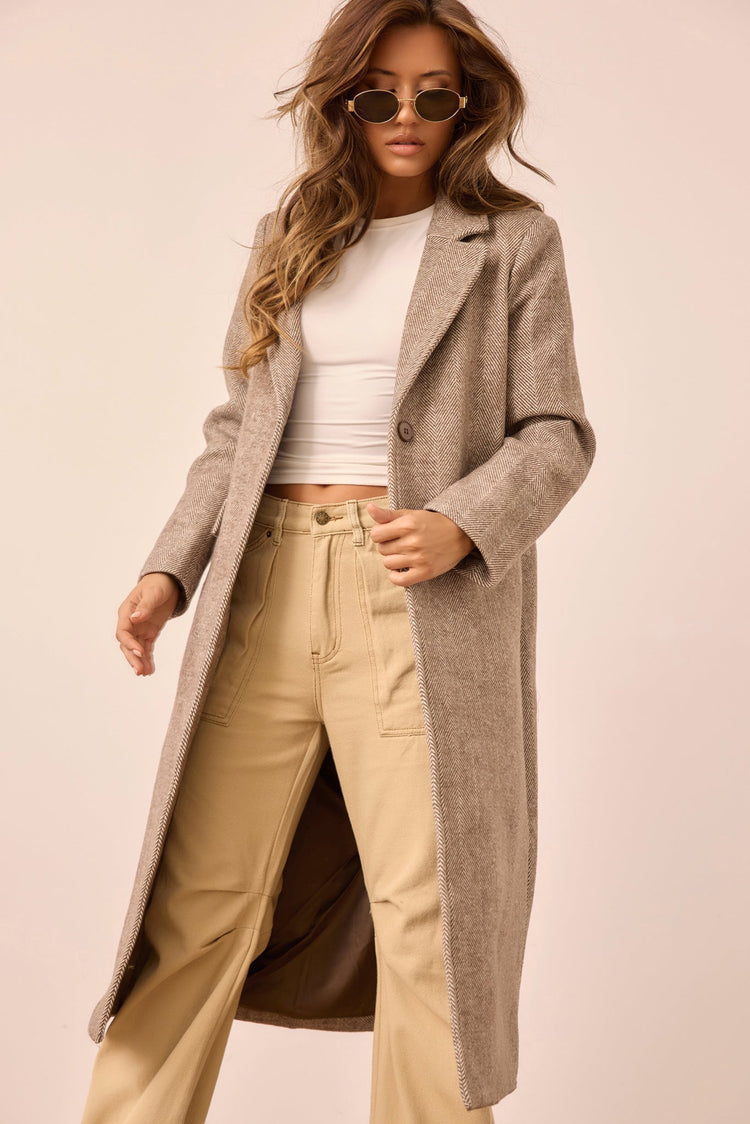 Lizzie Coat - Chocolate for women