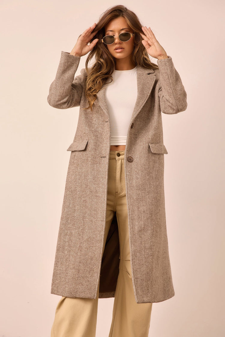 Lizzie Coat - Chocolate for women