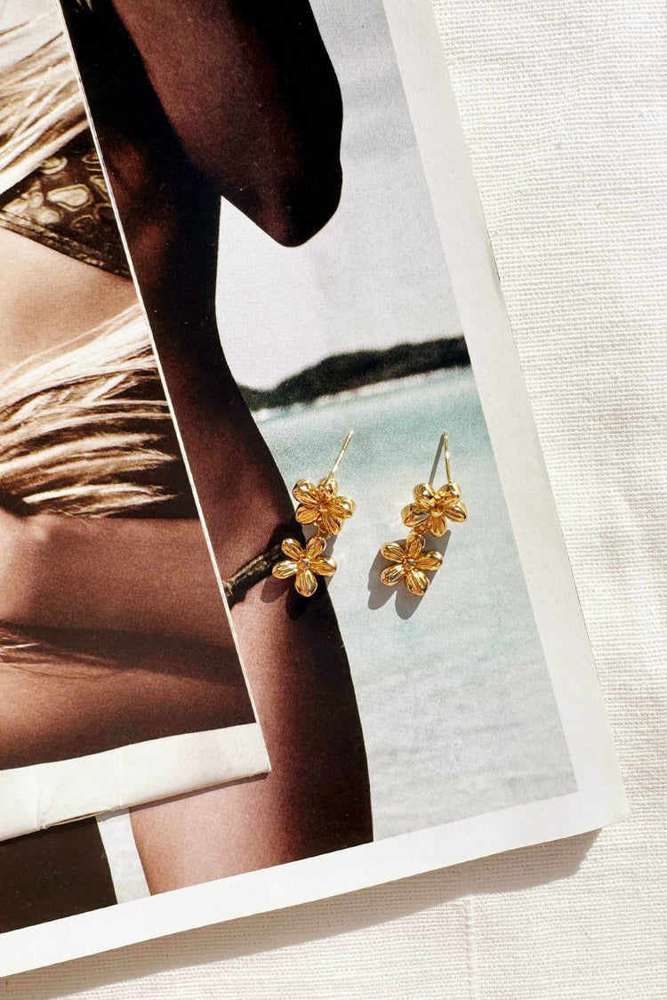 Long Love Earrings - Gold for women