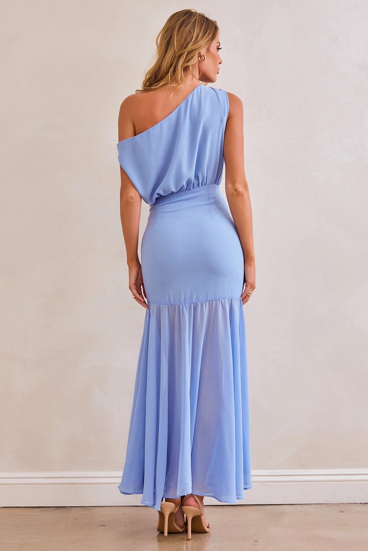 Love Gianni Chiffon Maxi Dress - Blue for women