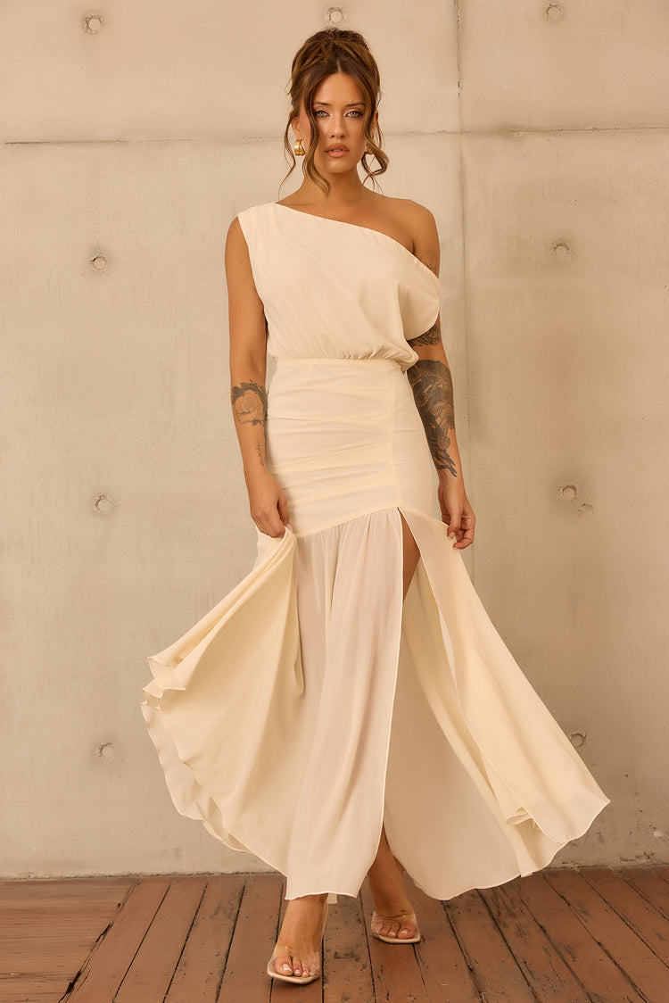 Love Gianni Chiffon Maxi Dress - Ivory for women
