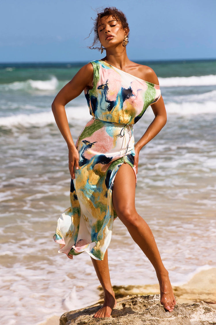 Love Notes Midi Dress - Multi for women