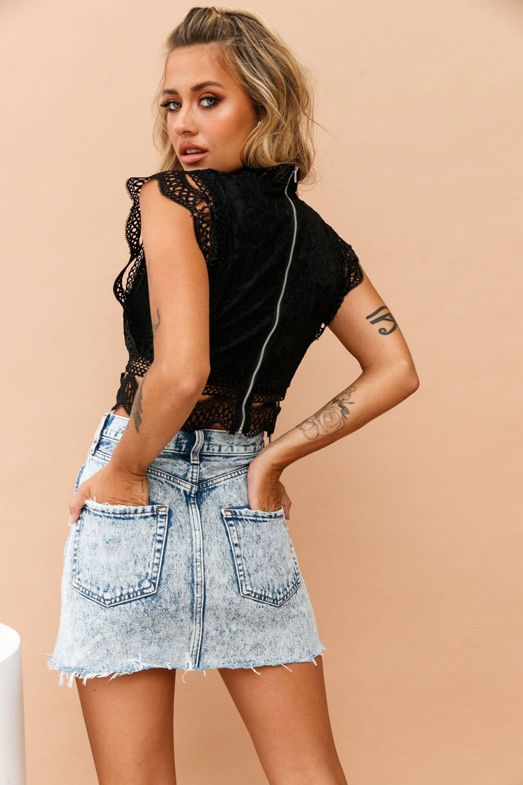 Made In May Top - Black for women