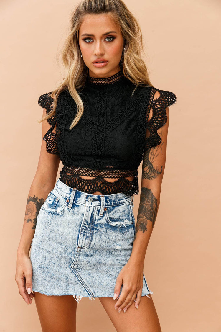 Made In May Top - Black for women