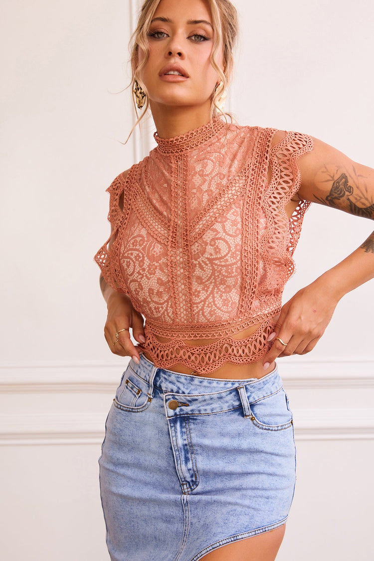 Made In May Top - Rose for women