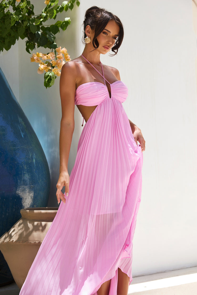 Martini Maxi Dress - Pink for women
