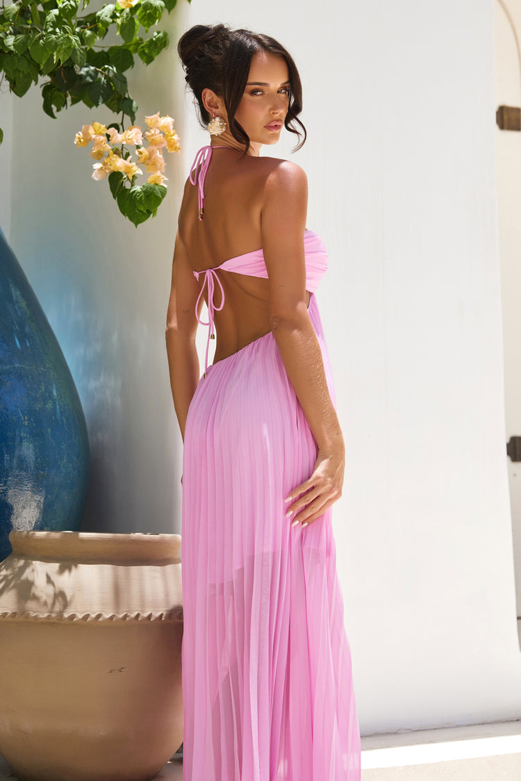Martini Maxi Dress - Pink for women
