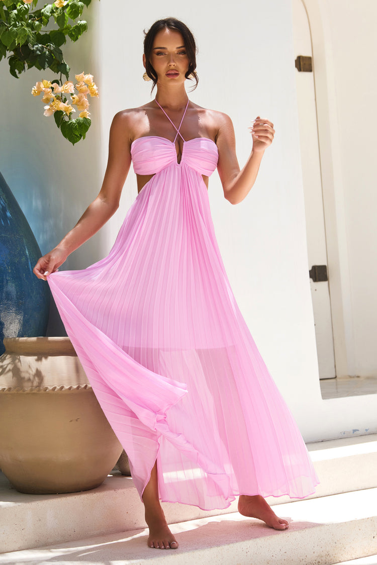 Martini Maxi Dress - Pink for women