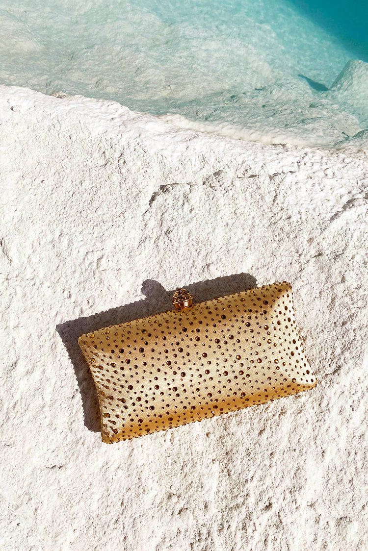 Mermaid Waters Clutch Bag - Gold for women