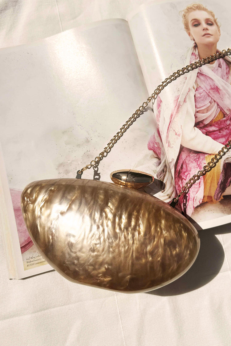 Mesmerising Magic Clutch Bag - Champagne for women