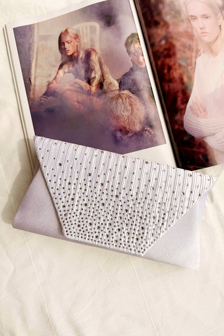 Moonlight Sonata Clutch Bag - Sliver for women