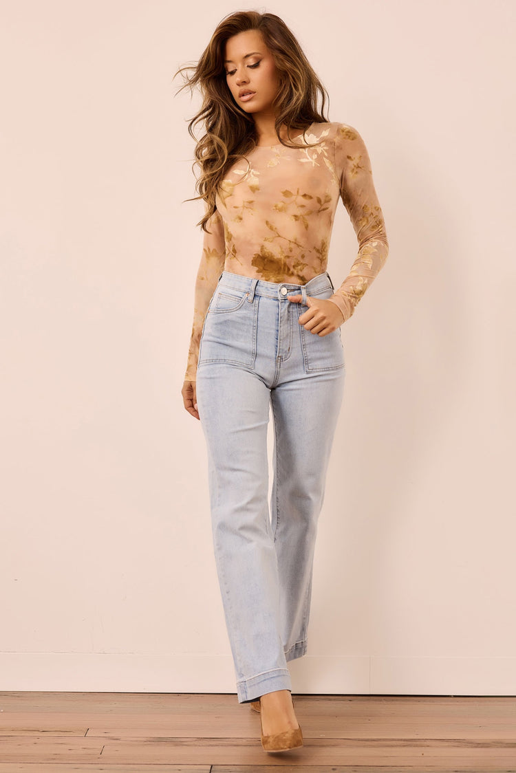 Musewave Denim Jeans - Washed Blue for women