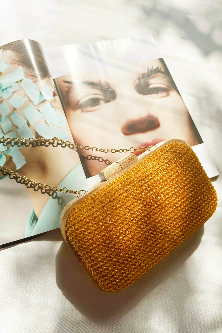 Nora Clutch Bag - Mango for women