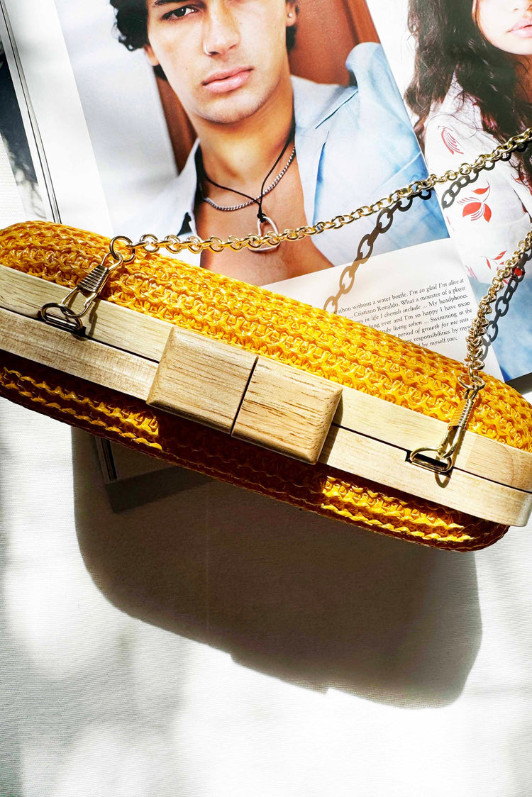 Nora Clutch Bag - Mango for women