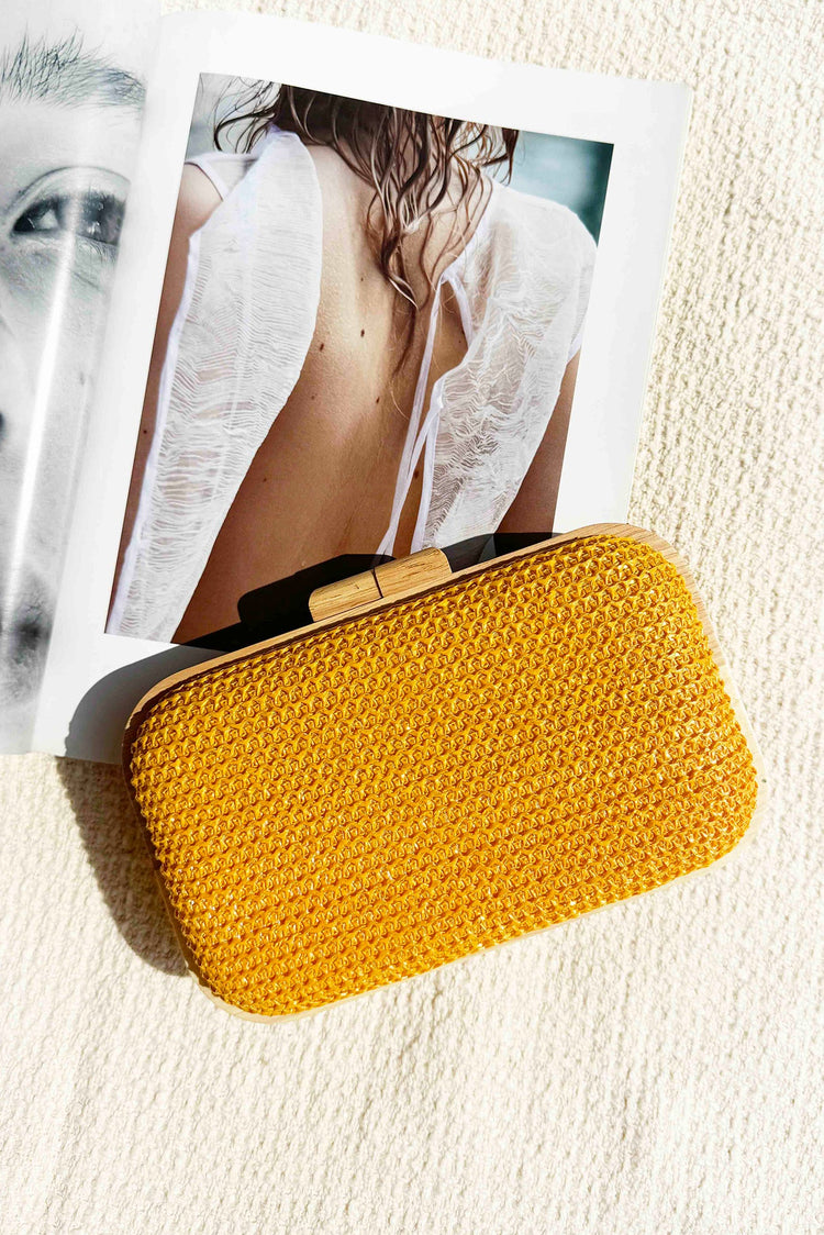 Nora Clutch Bag - Mango for women